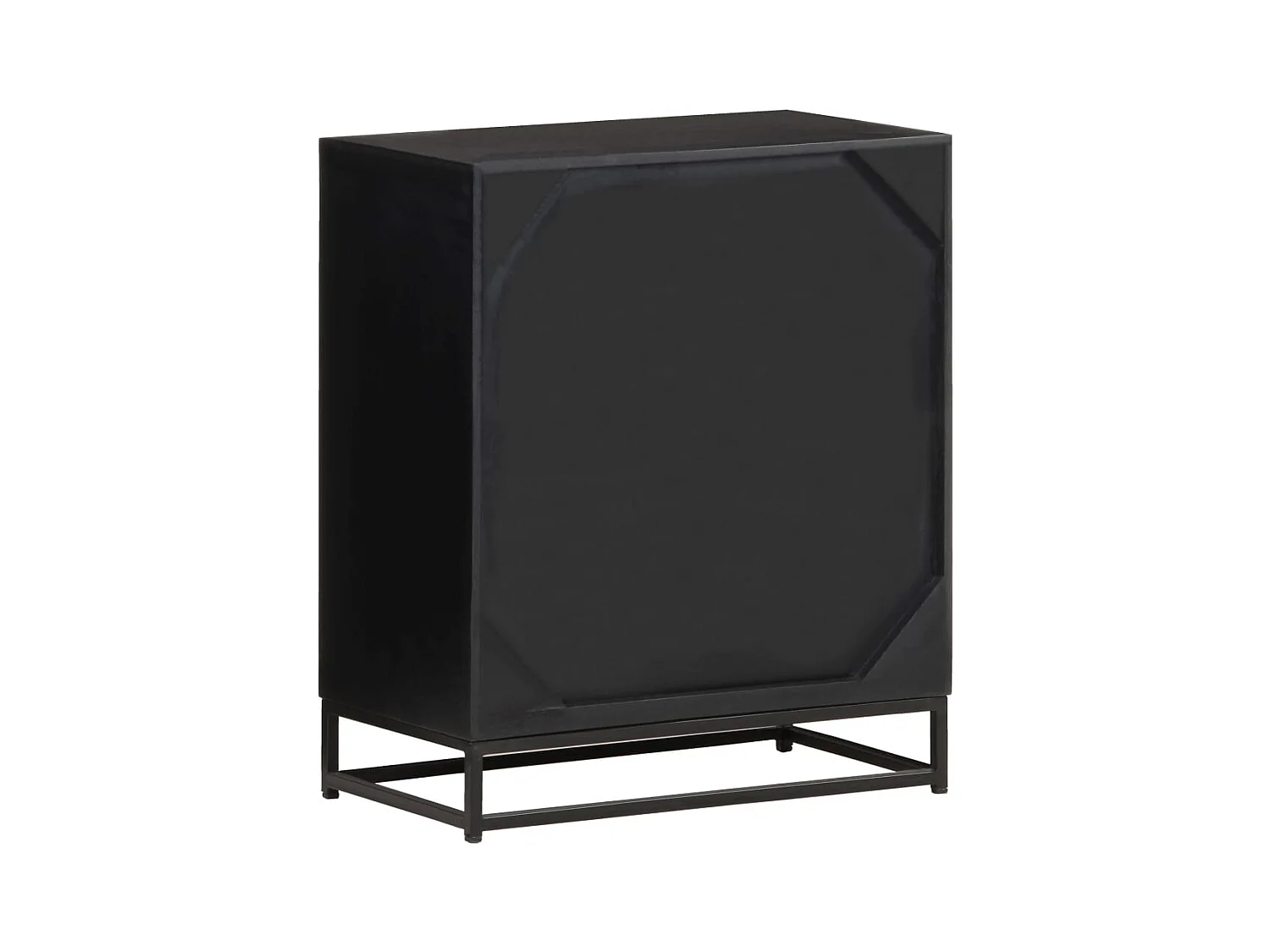 Mesita de noche | Mesilla de noche de madera maciza de mango 40x30x50 cm