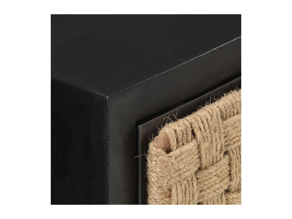 Mesita de noche | Mesilla de noche de madera maciza de mango 40x30x50 cm