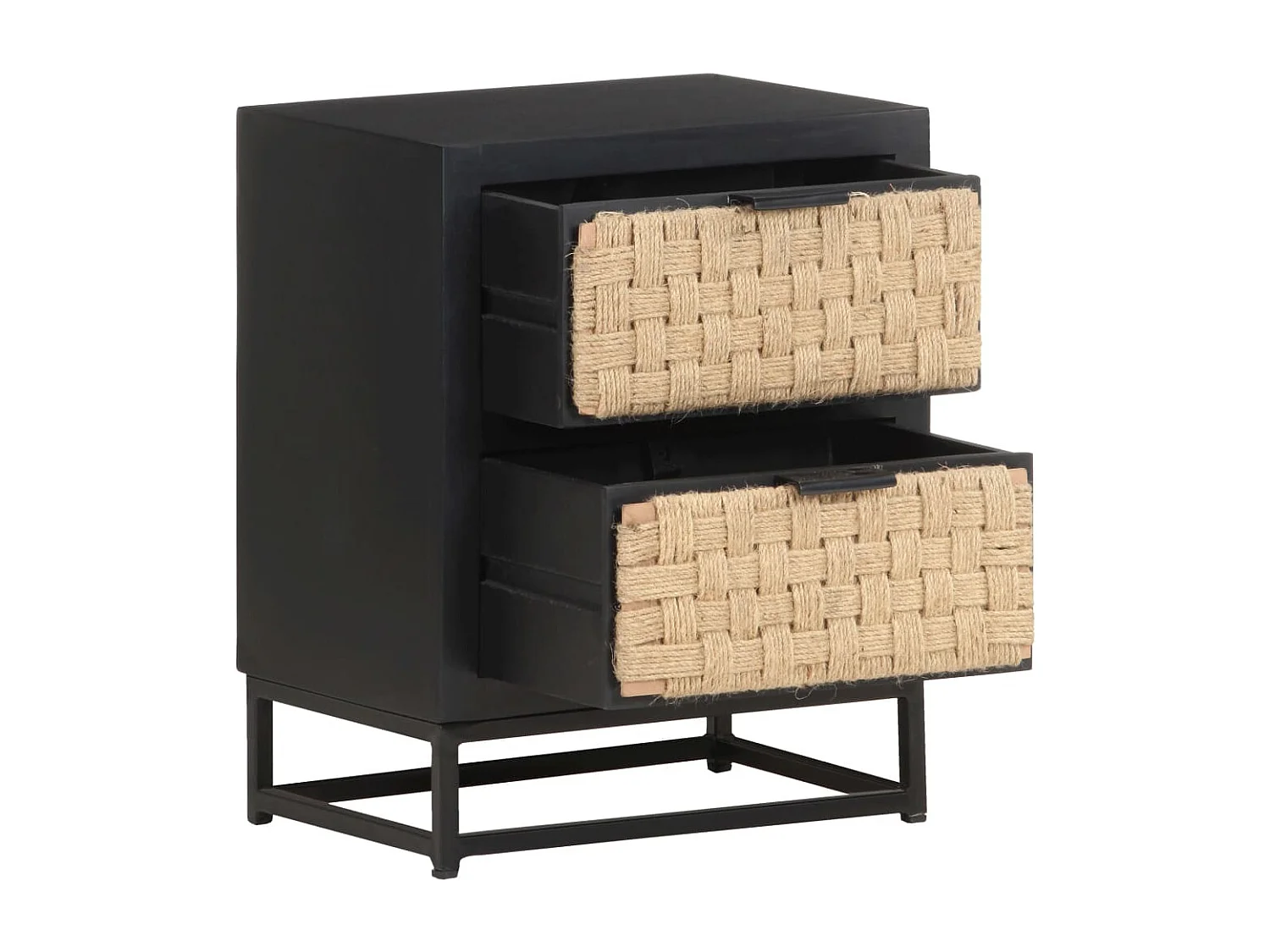 Nachttisch-Beistelltisch 40x30x50 cm Massivholz Mango SHL30455