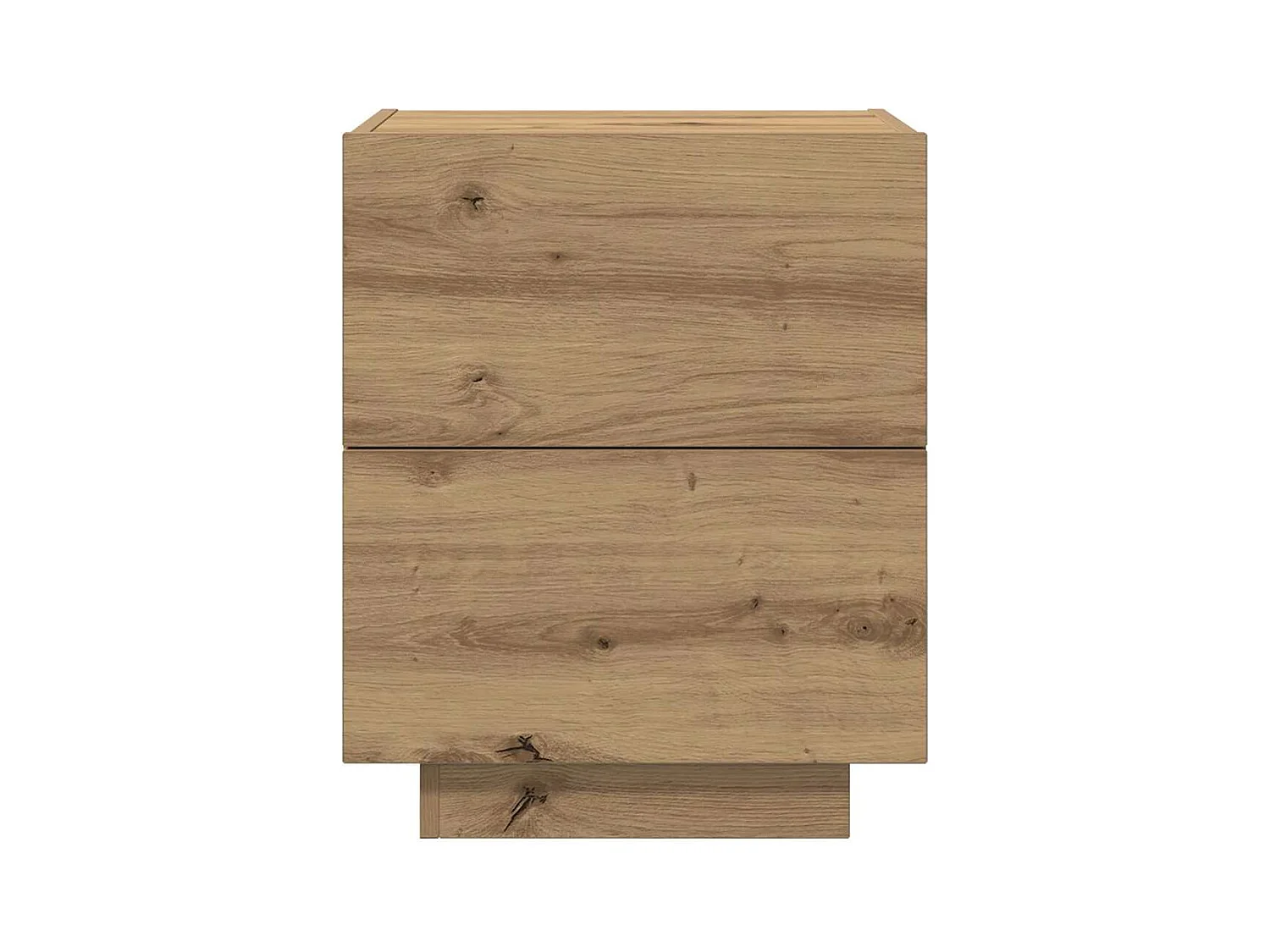 Mesita de Noche | Armario de Noche | Mesilla de noche con cajón Roble artisan