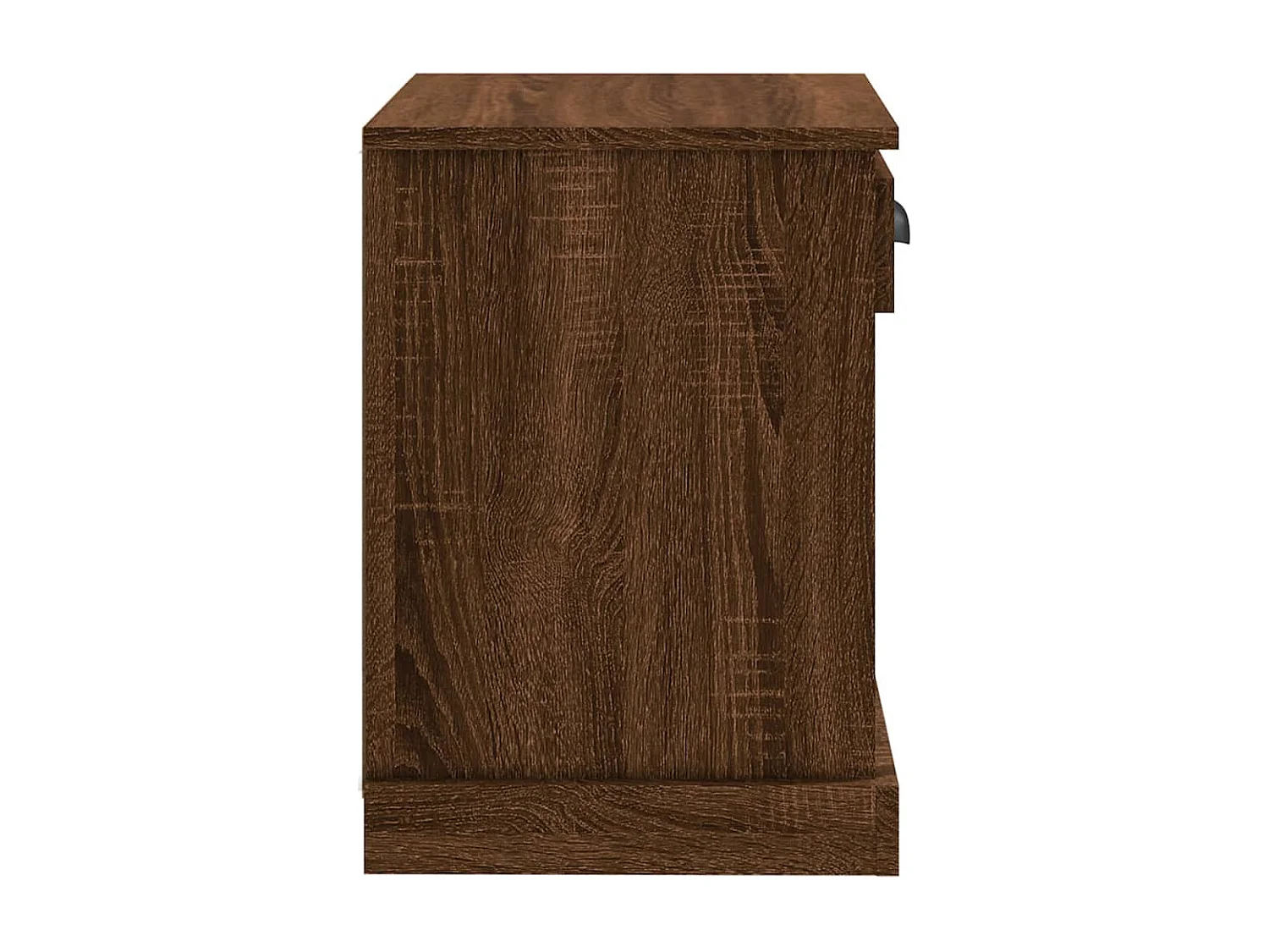 Nachttisch-Beistelltisch Braun Eichen-Optik 43x36x50 cm SHL95344