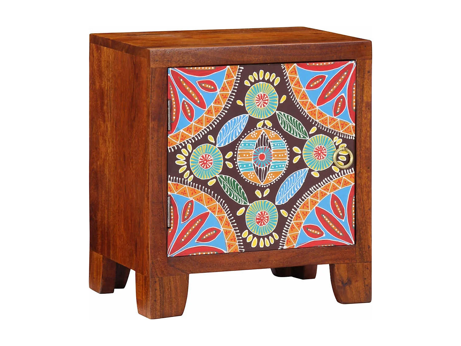 Nachttisch-Beistelltisch 40x30x45 cm Massivholz Akazie SHL49520