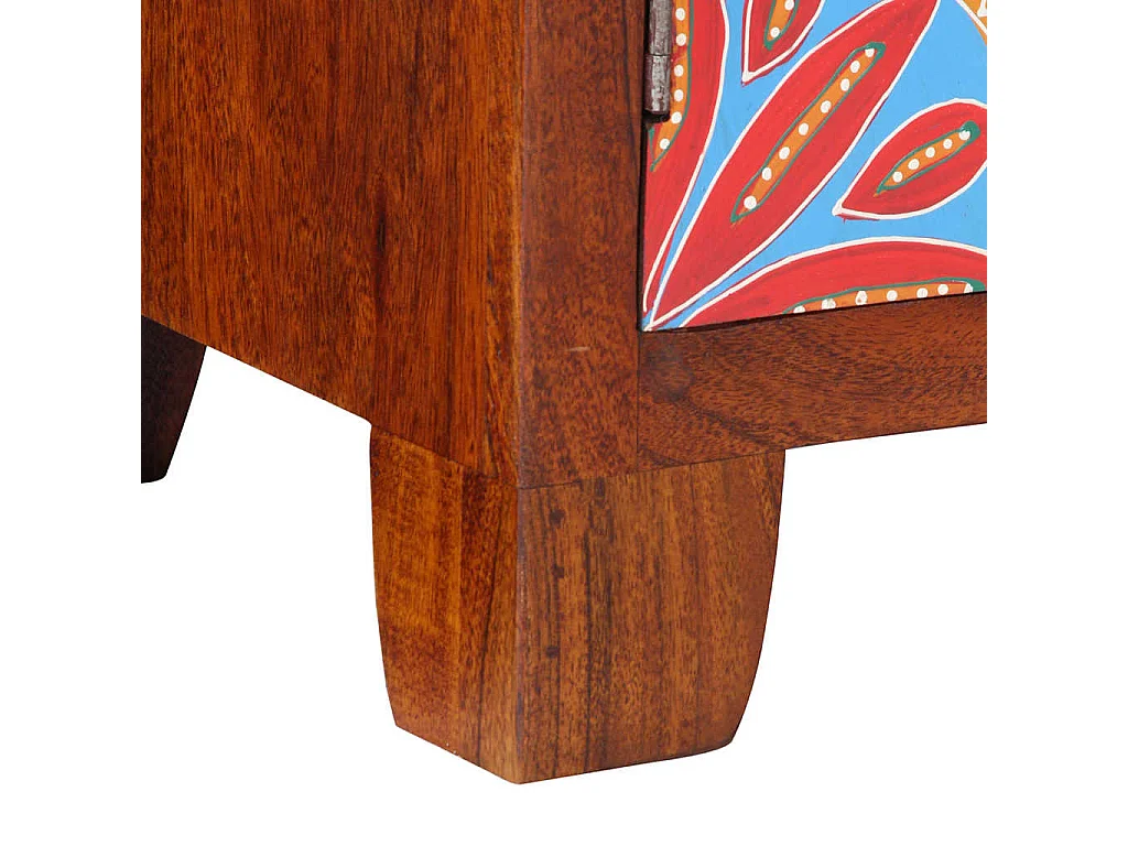 Nachttisch-Beistelltisch 40x30x45 cm Massivholz Akazie SHL49520