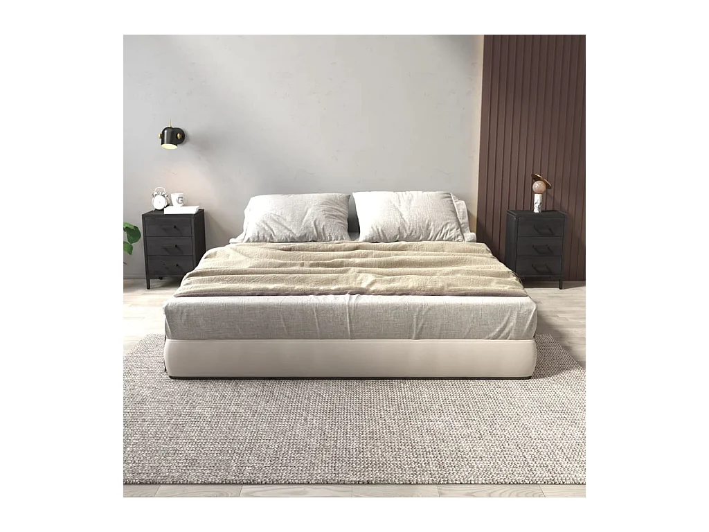 Mesitas de noche | Mesilla de noche 2 uds madera maciza de pino negro 40x30x55 cm