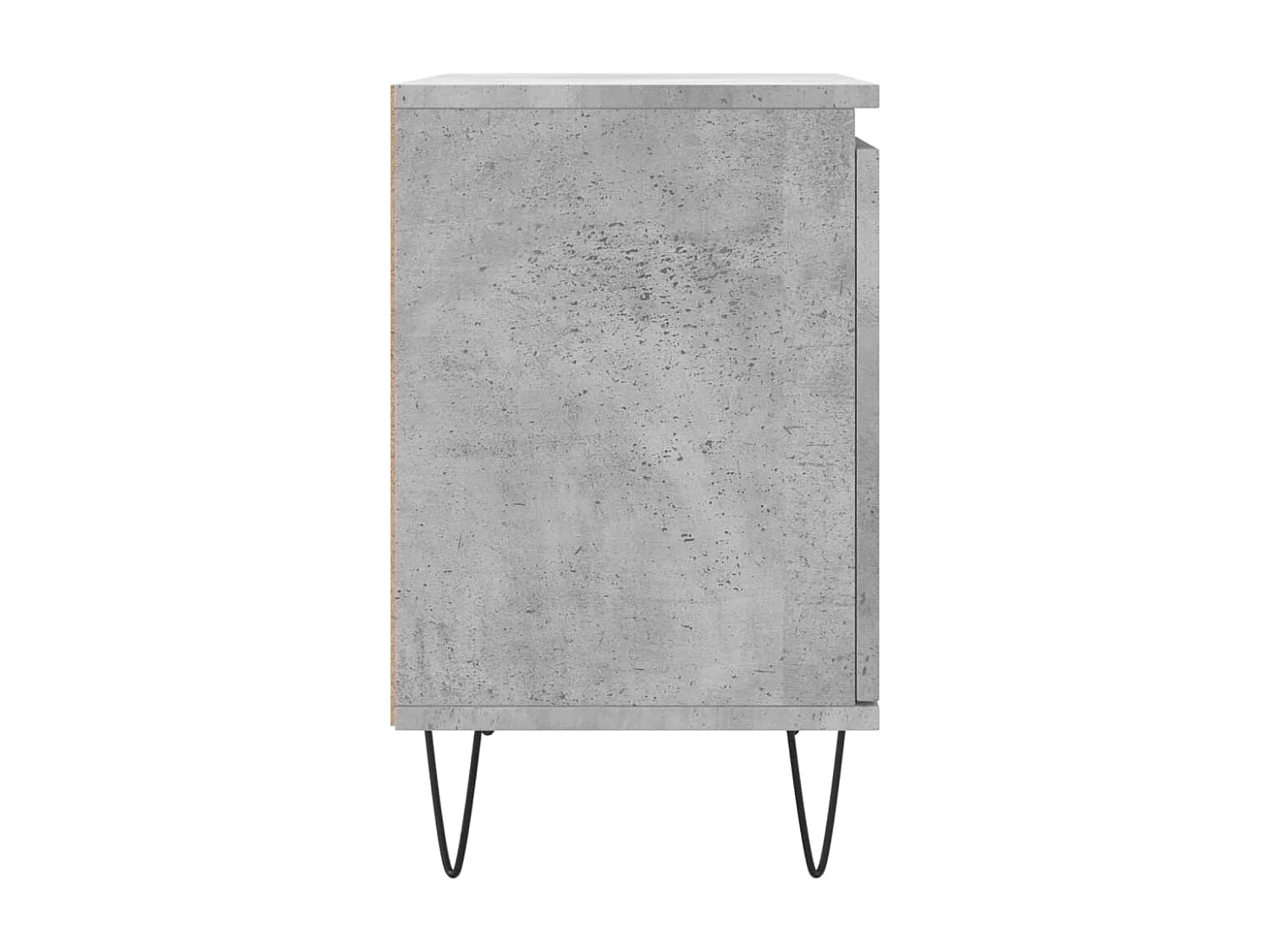 Mesitas de noche | Mesilla de noche 2 uds madera gris hormigón 40x30x50 cm