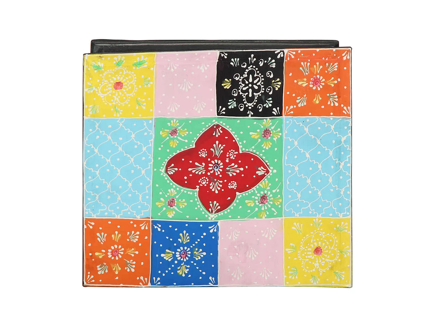 Mesita de Noche | Armario de Noche | Mesilla de noche con cajón Multicolor 40x35x45 cm