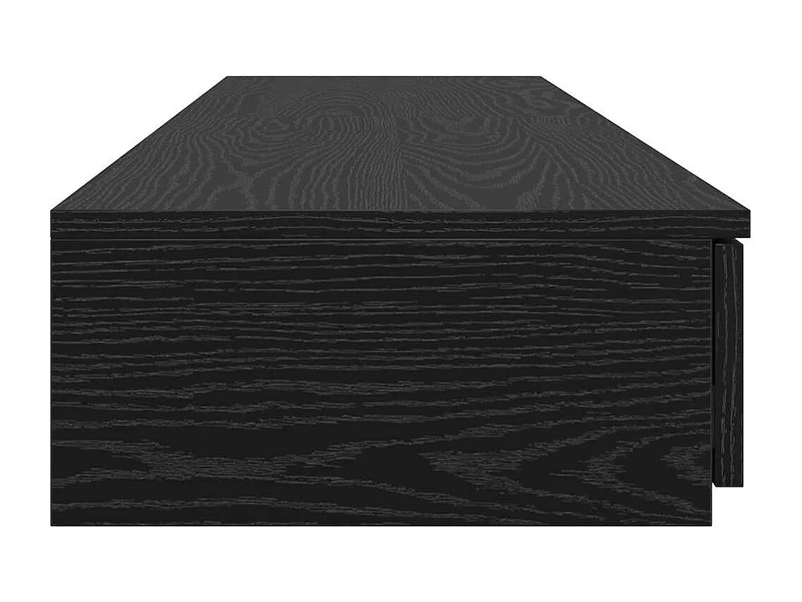 Tiroirs de lit avec tiroir Chêne noir 135x36.5x16.5 cm