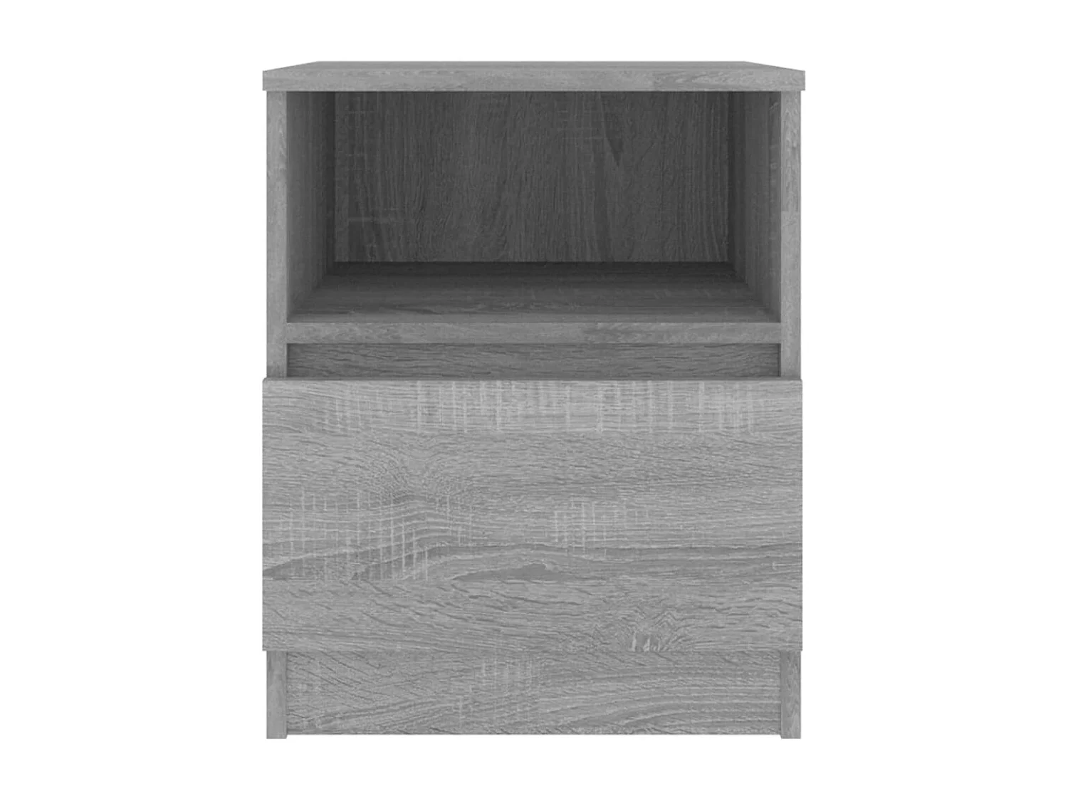Nachttisch-Beistelltisch Grau Sonoma 40x40x50 cm Holzwerkstoff SHL52630