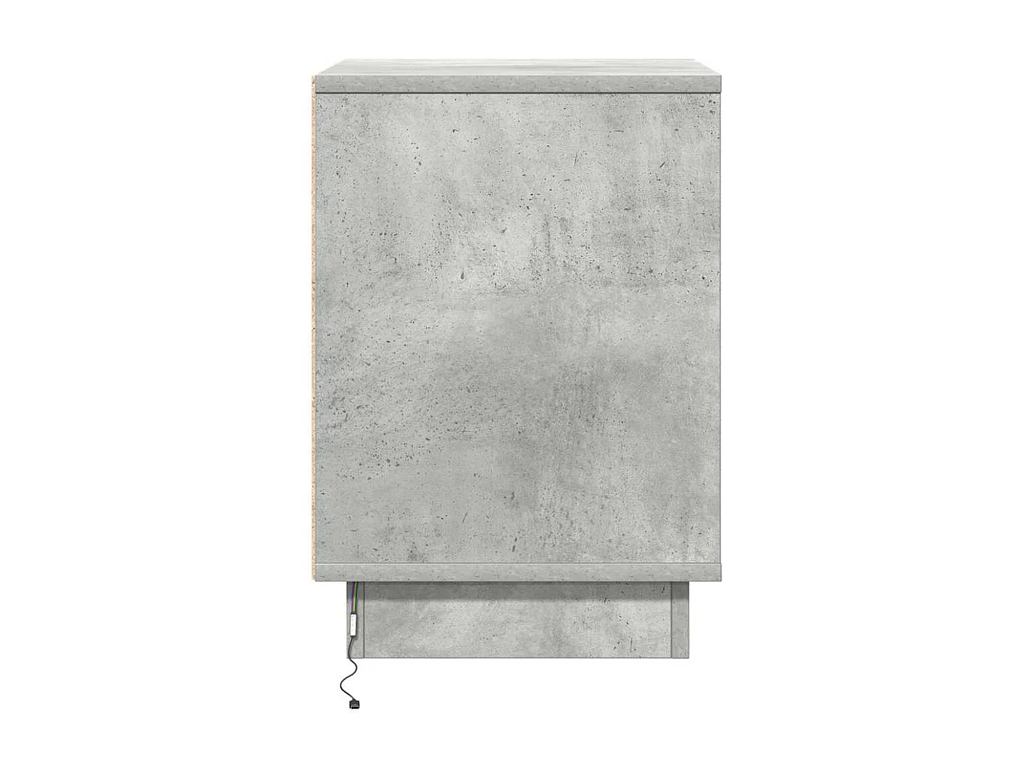Nachttisch-Beistelltisch Beton Grau 39 x 34,5 x 50 cm Holzwerkstoff SHL25843