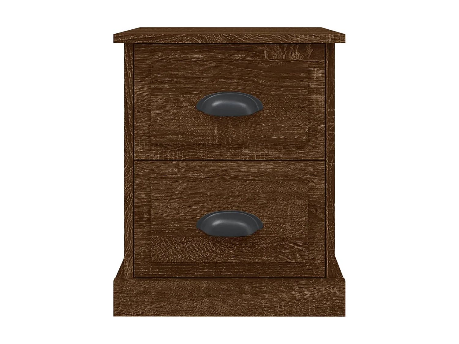 Mesitas de noche | Mesilla de noche 2 uds madera roble marrón 39x39x47,5 cm