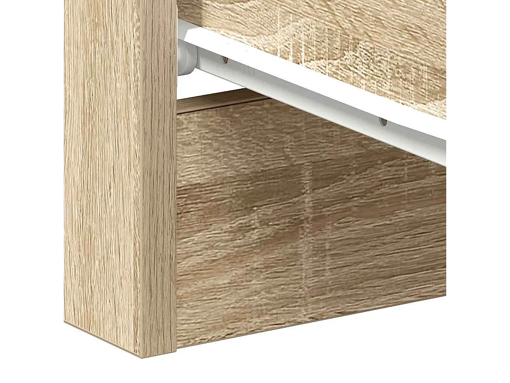 Table de chevet-Petite Table d'appoint Chêne Sonoma 38x35x56 cm Bois d'ingénierie