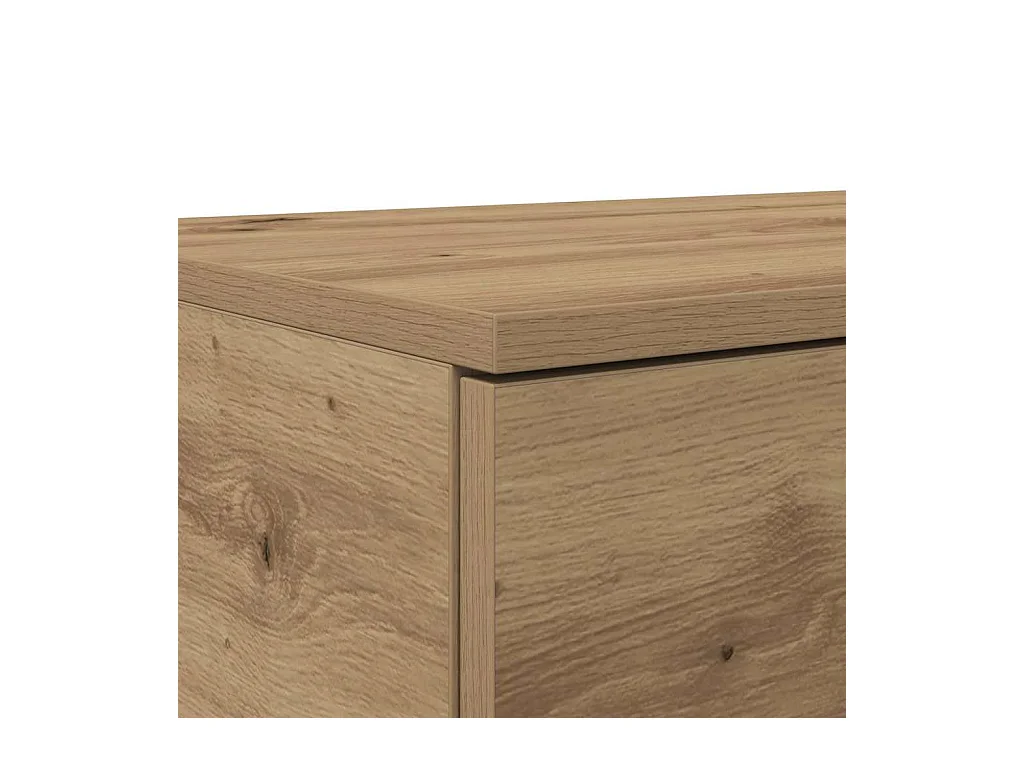 Cajones de cama con cajón Roble artisan 120x36.5x16.5 cm