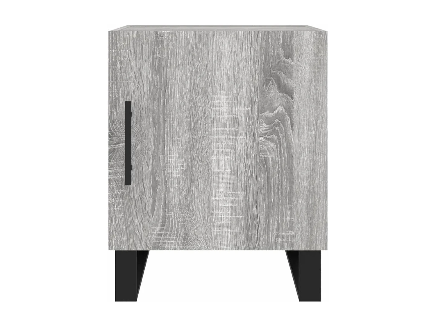 Nachttisch 2er Set-Beistelltisch-Nachttischkommode Grau Sonoma 40x40x50 cm Holzwerkstoff SHL21142