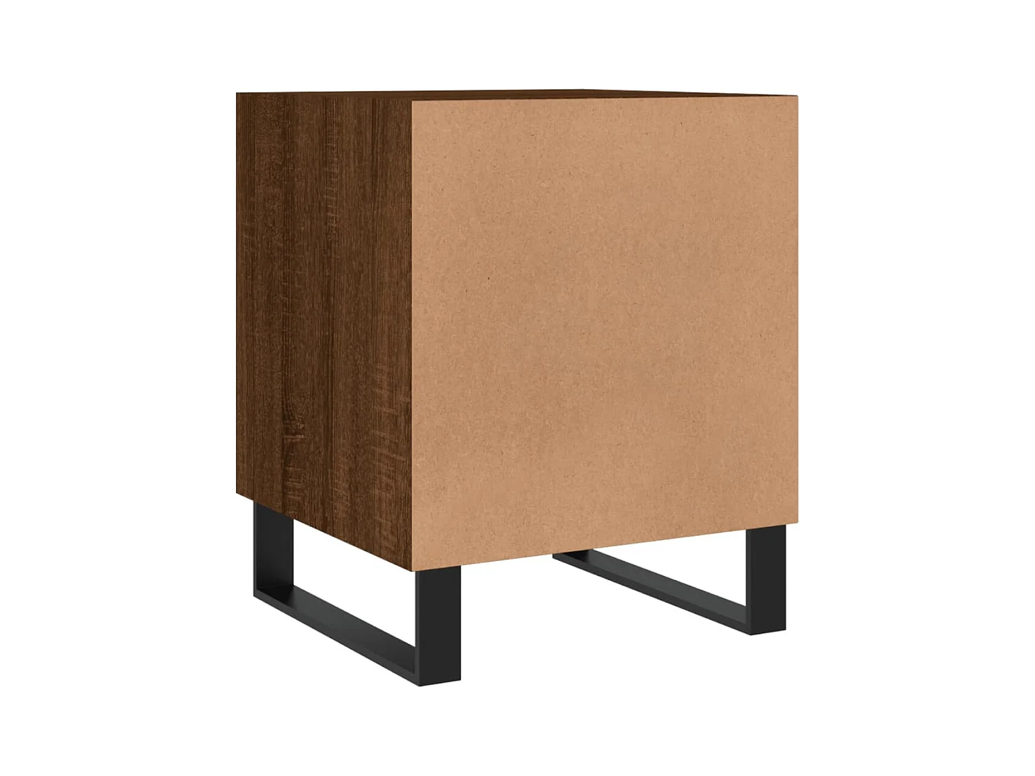 Mesitas de noche | Mesilla de noche 2 uds madera ingeniería marrón roble 40x40x50 cm