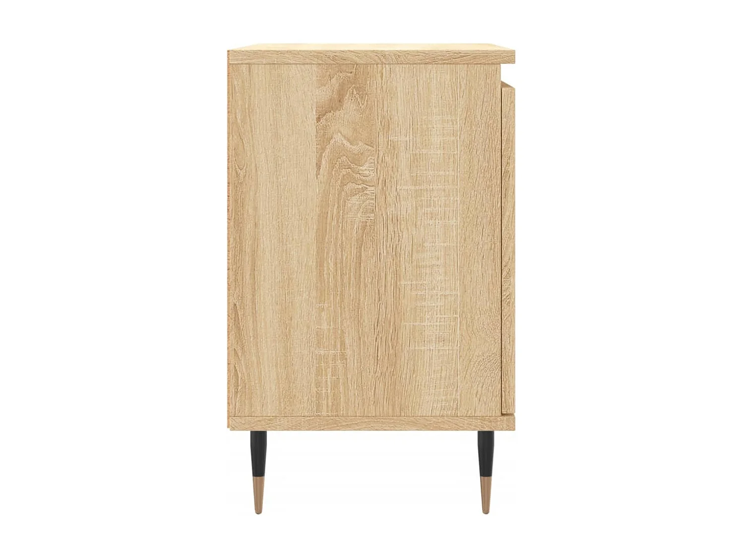 Nachttisch 2er Set-Beistelltisch-Nachttischkommode Sonoma-Eiche 40x30x50 cm Holzwerkstoff SHL38327