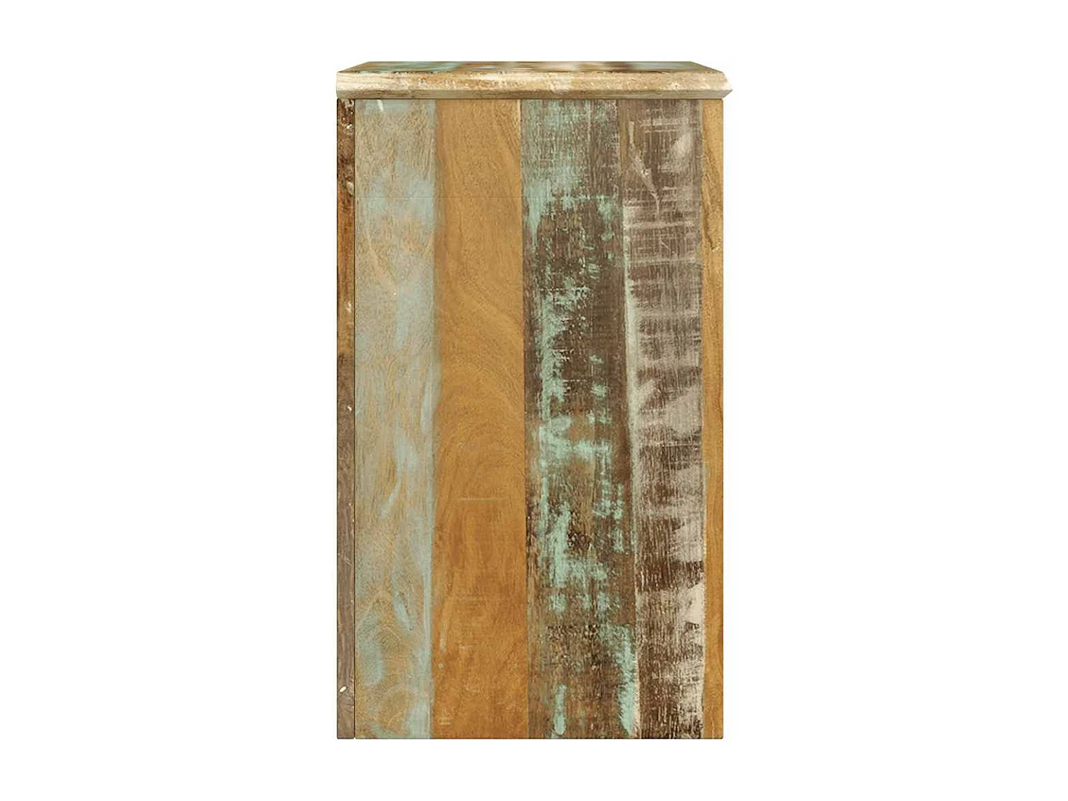 Nachttisch-Beistelltisch mit 1 Schublade & 1 Tür Altholz SHL78500