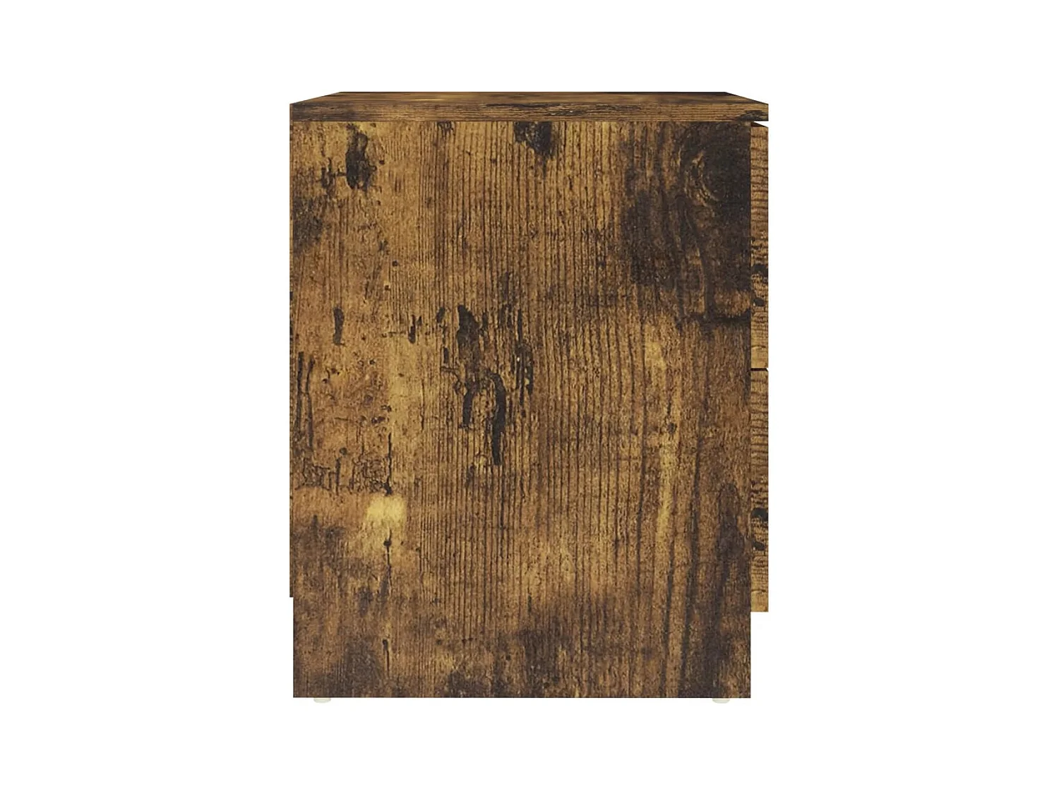 Tables de chevet-Table de nuit 2 pcs chêne fumé 40x40x50 cm bois d'ingénierie