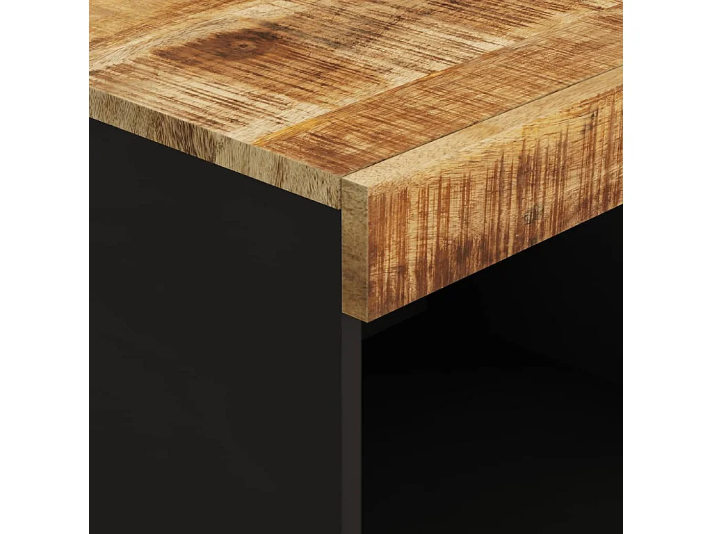 Mesa de Cabeceira | Móvel de apoio 85x33x107 cm madeira de mangueira maciça