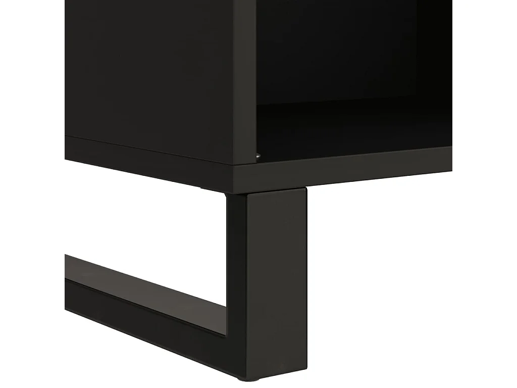 Mesa de Cabeceira | Móvel de apoio 85x33x107 cm madeira de mangueira maciça