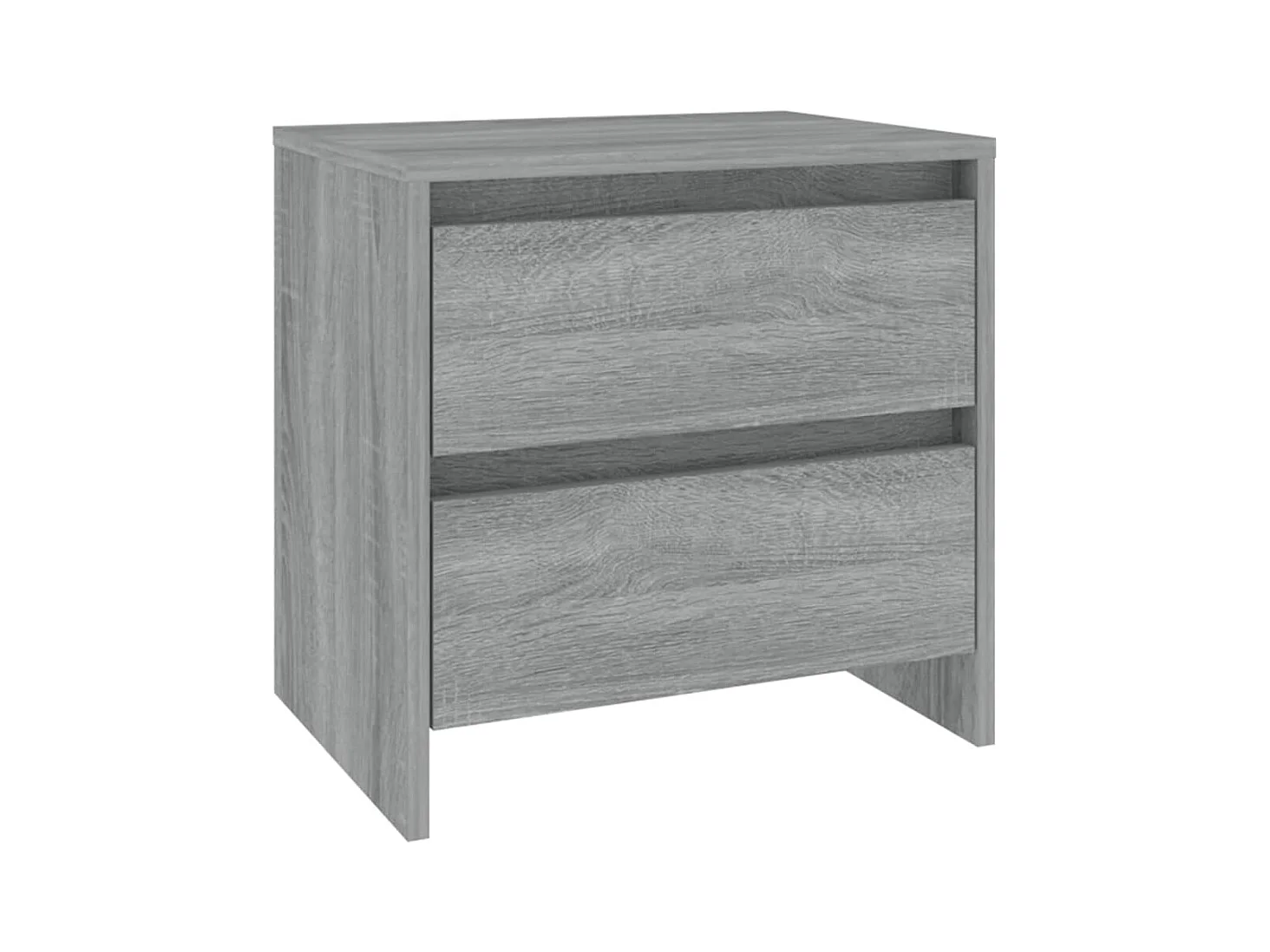 Mesita de noche | Mesilla de noche madera de ingeniería gris Sonoma 45x34,5x44,5cm