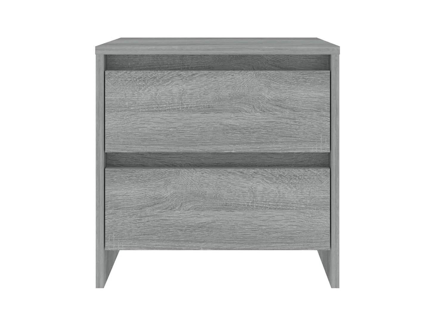 Mesita de noche | Mesilla de noche madera de ingeniería gris Sonoma 45x34,5x44,5cm