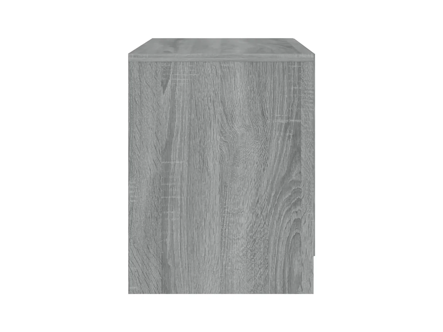 Mesita de noche | Mesilla de noche madera de ingeniería gris Sonoma 45x34,5x44,5cm