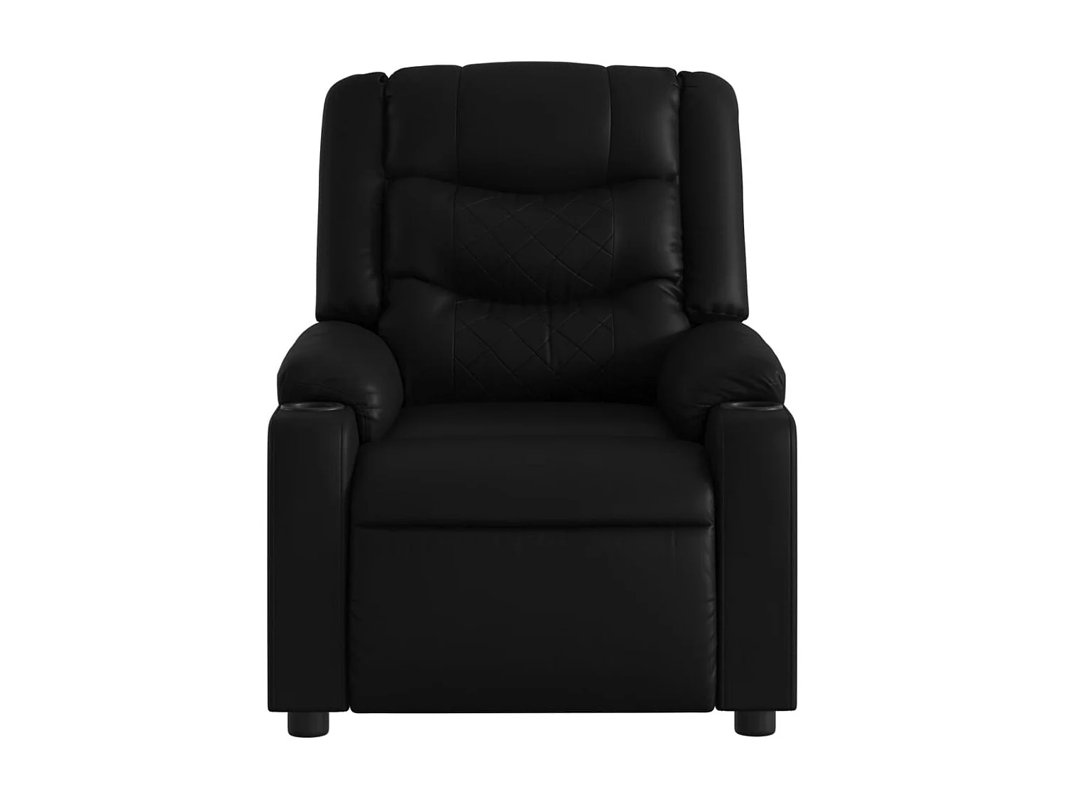 Fauteuil inclinable électrique-Chaise de relax-Fauteuil salon Noir Similicuir SHL1937