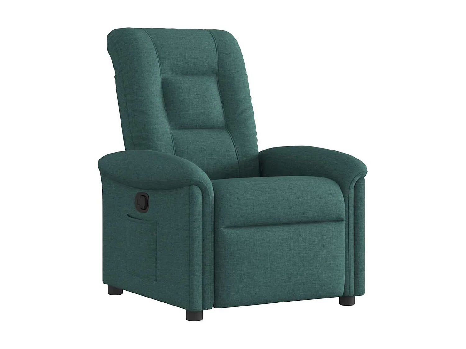 Sillón de relax | Silla | Sillón reclinable de tela verde oscuro SHL2772