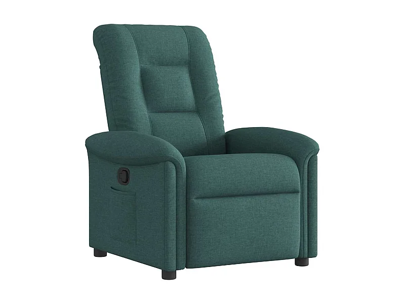Sillón de relax | Silla | Sillón reclinable de tela verde oscuro SHL2772