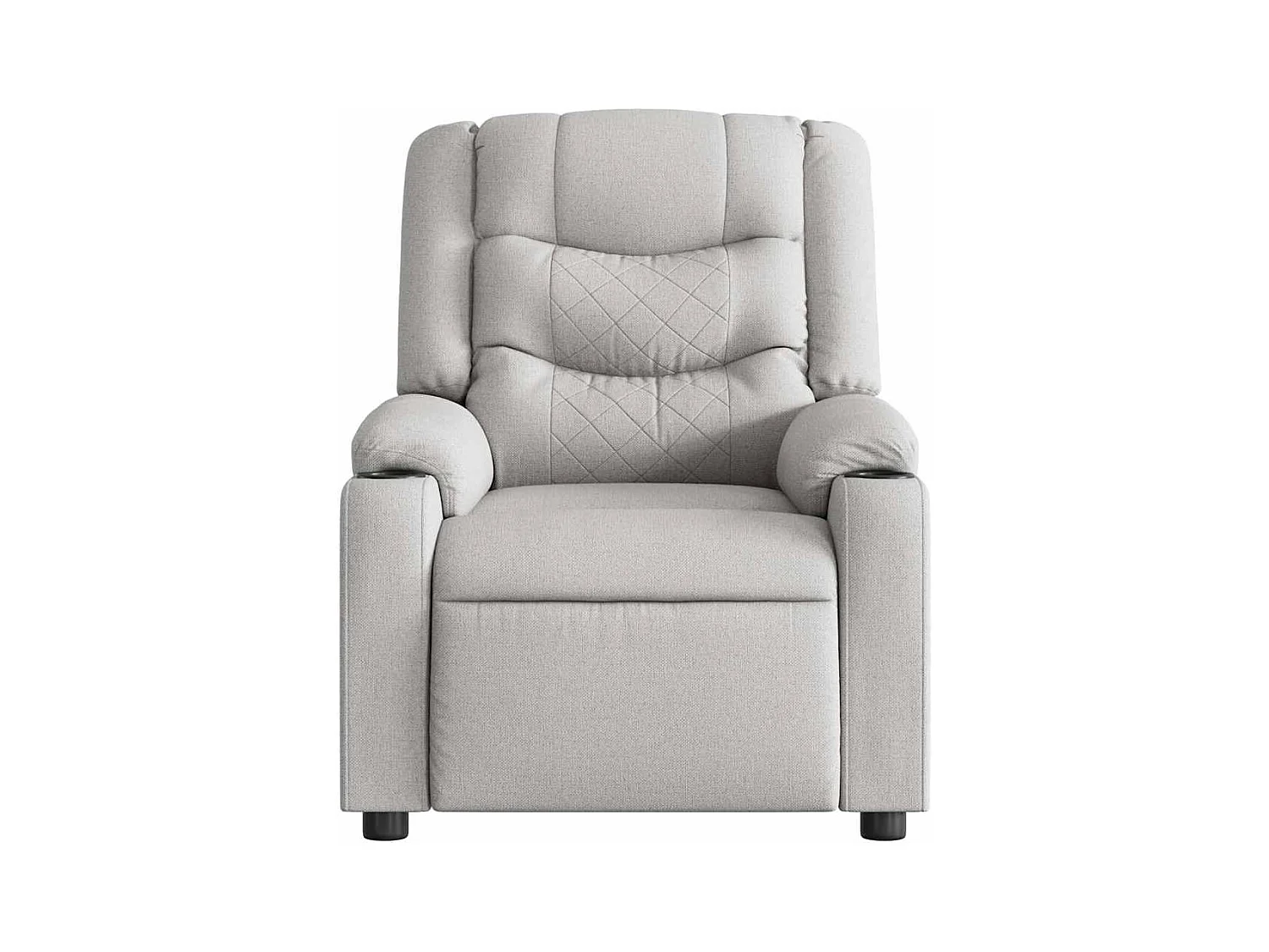 Sillón de relax | Sillón reclinable de tela gris nube SHL2067