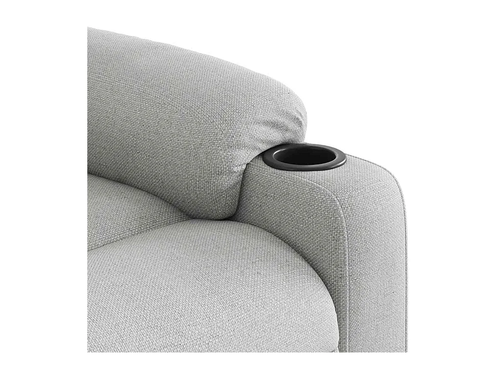Sillón de relax | Sillón reclinable de tela gris nube SHL2067
