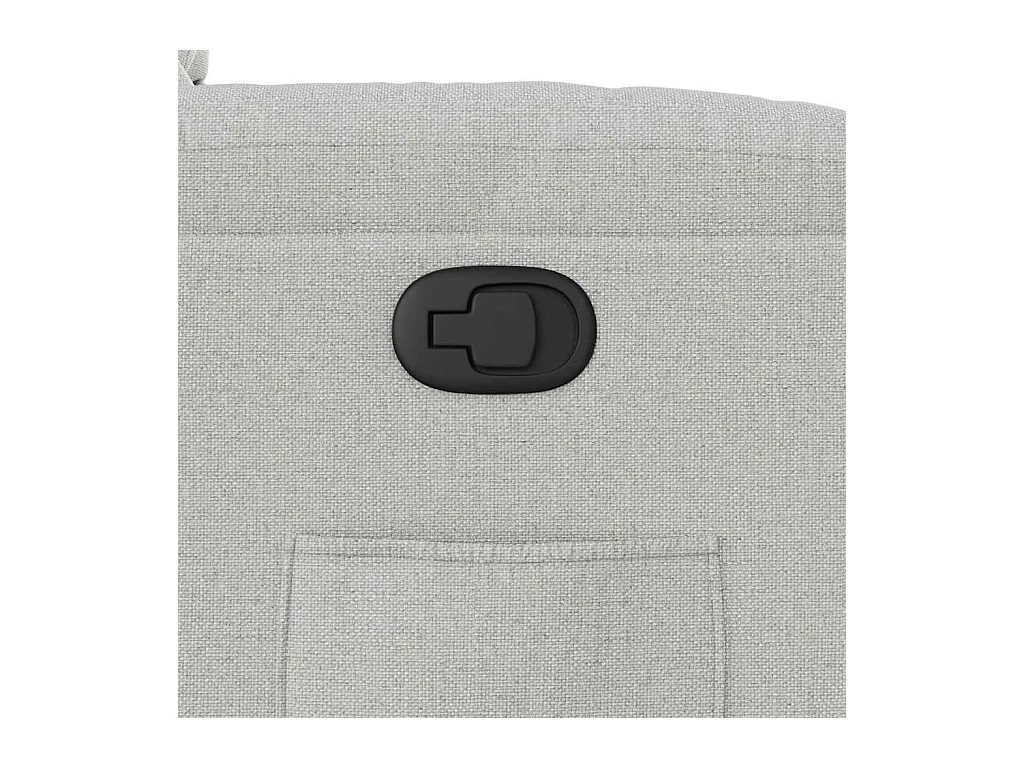 Sillón de relax | Sillón reclinable de tela gris nube SHL2067