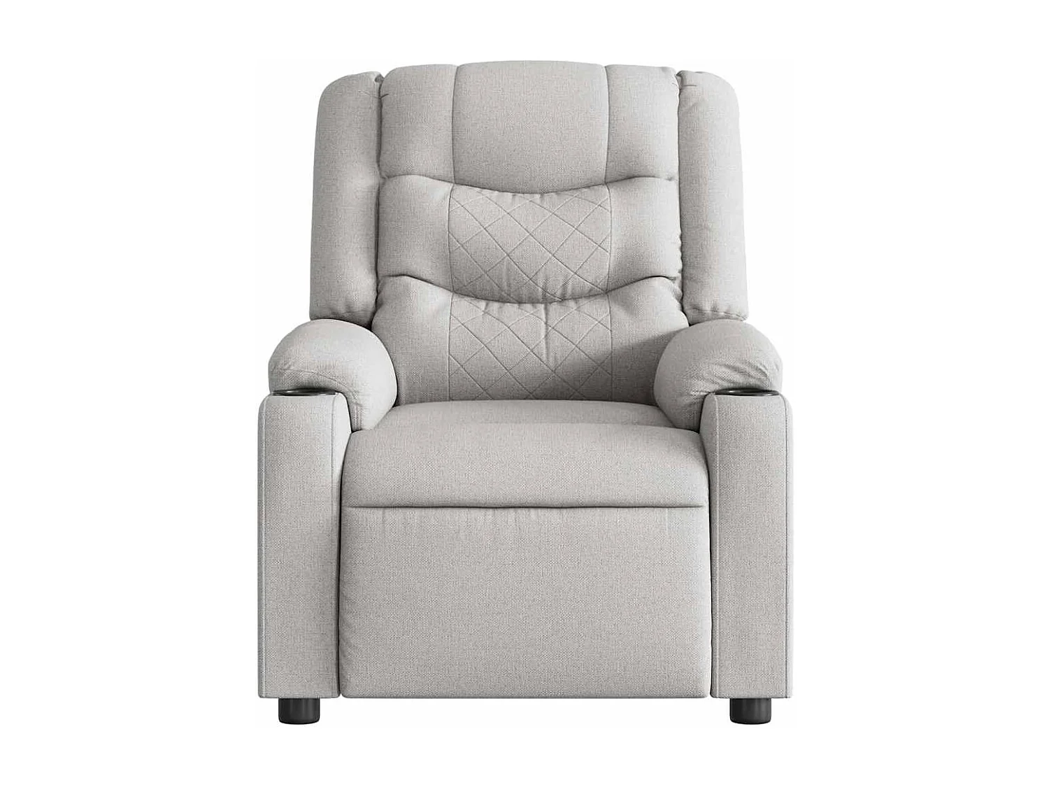 Fauteuil inclinable-Chaise de relax-Fauteuil TV gris nuage tissu SHL2945
