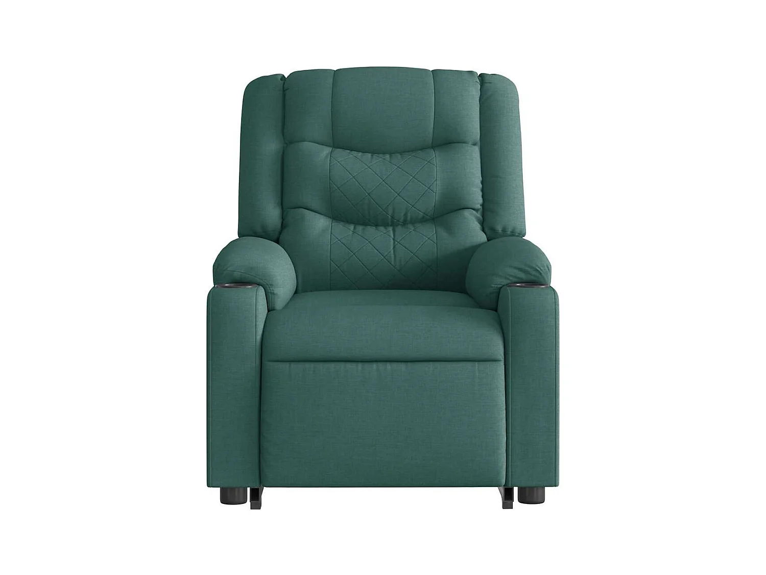 Fauteuil inclinable-Chaise de relax-Fauteuil TV vert foncé tissu SHL3703