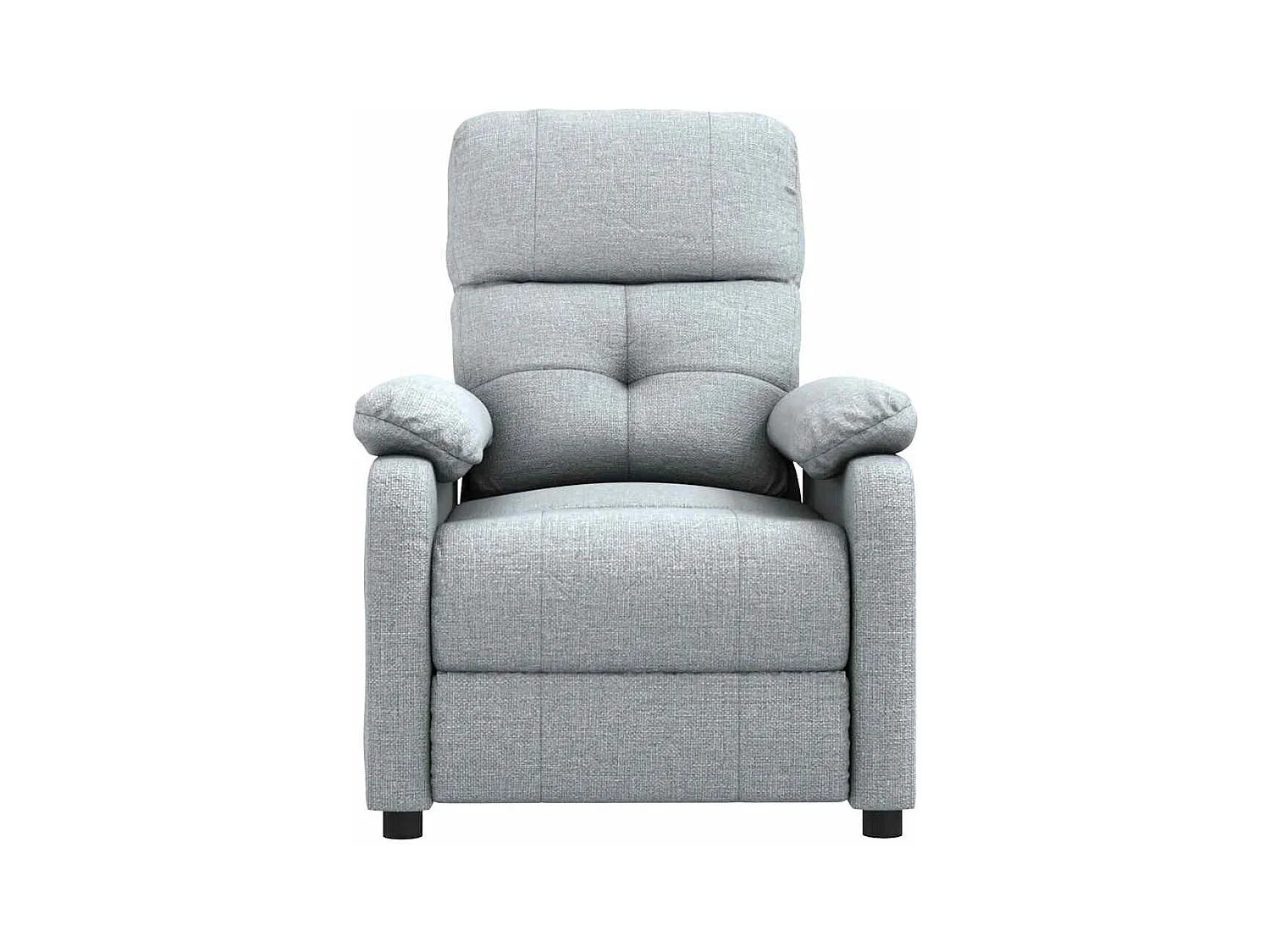 Sillón de relax | Sillón reclinable de tela gris claro SHL4089