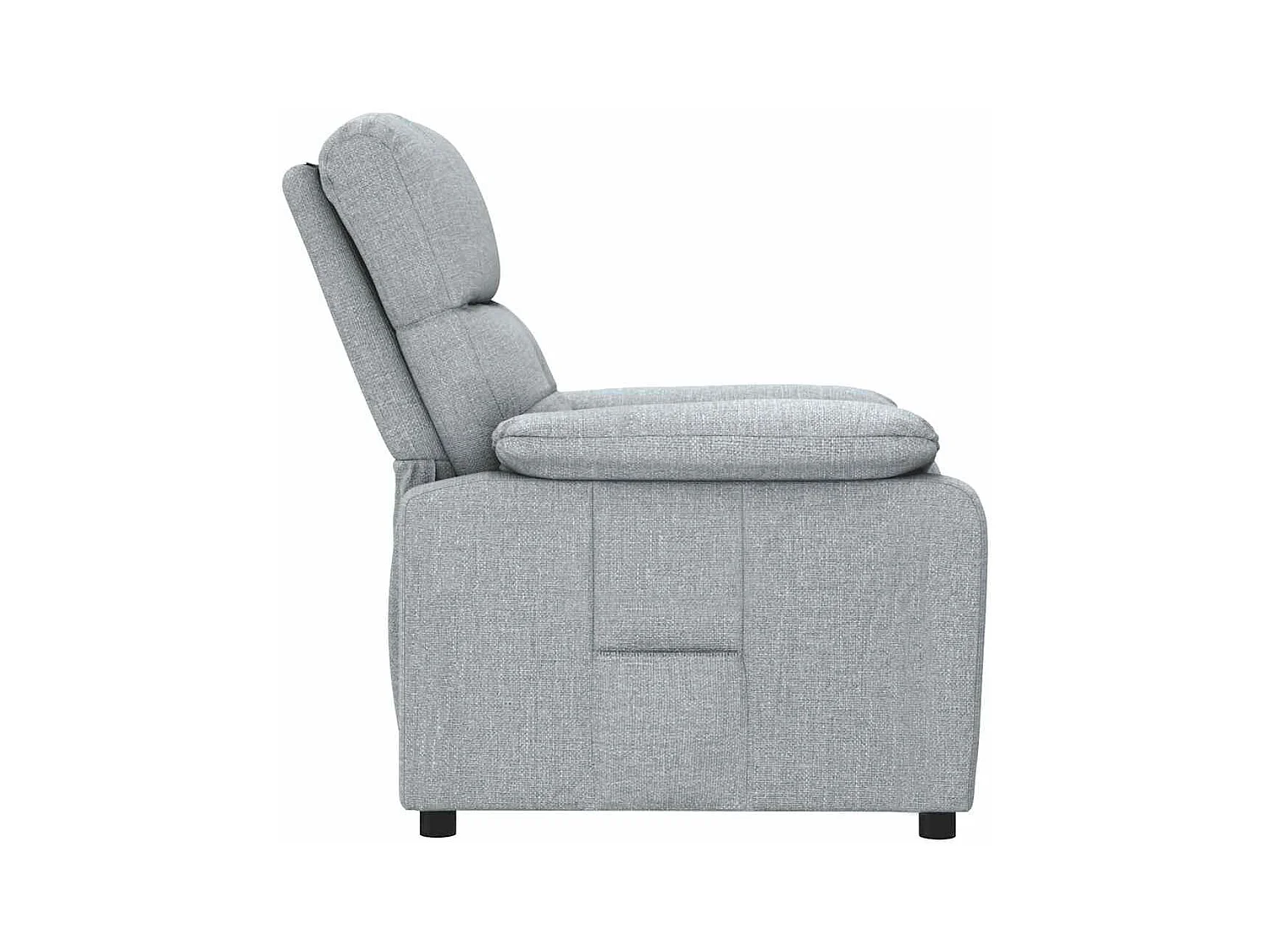 Sillón de relax | Sillón reclinable de tela gris claro SHL4089