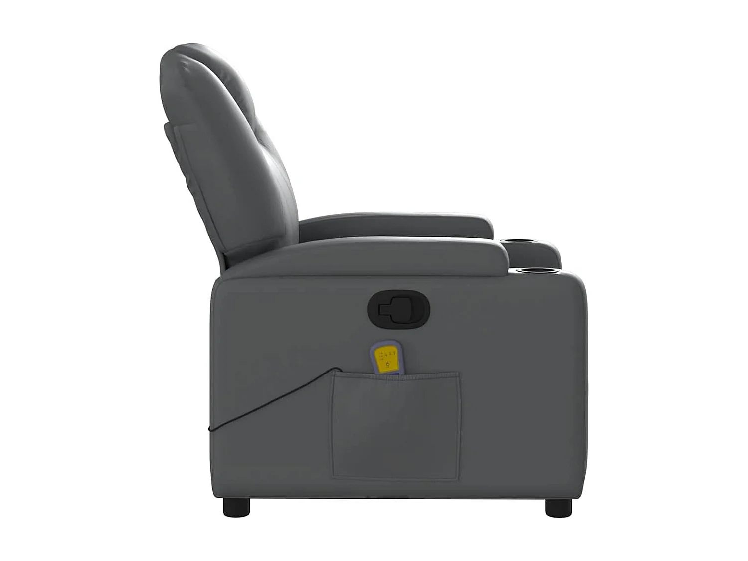 Relaxsessel | Massagesessel Grau Kunstleder SHL4105