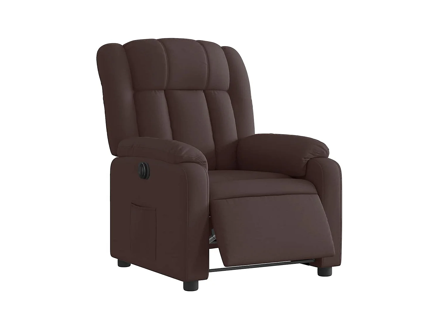 Sillón de relax | Silla | Sillón reclinable eléctrico tela marrón oscuro SHL7342