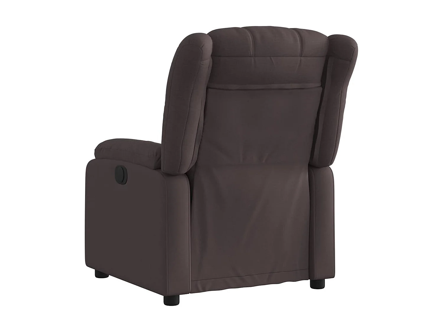 Relaxsessel Elektrisch | Lounge Sessel indoor Dunkelbraun Stoff SHL55157