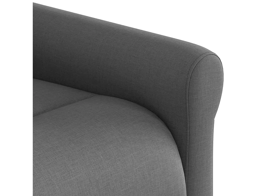 Sillón de relax | Sillón reclinable de masaje de tela gris oscuro SHL9685