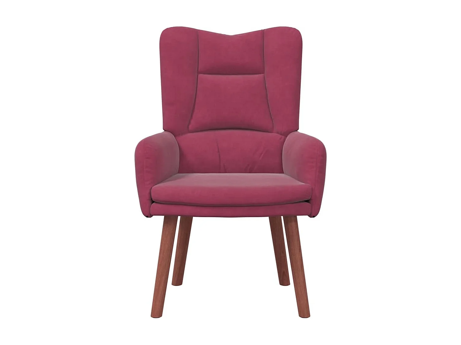 Relaxsessel | Lounge Sessel für Wohnzimmer Weinrot 63x67x94 cm Samt SHL90992