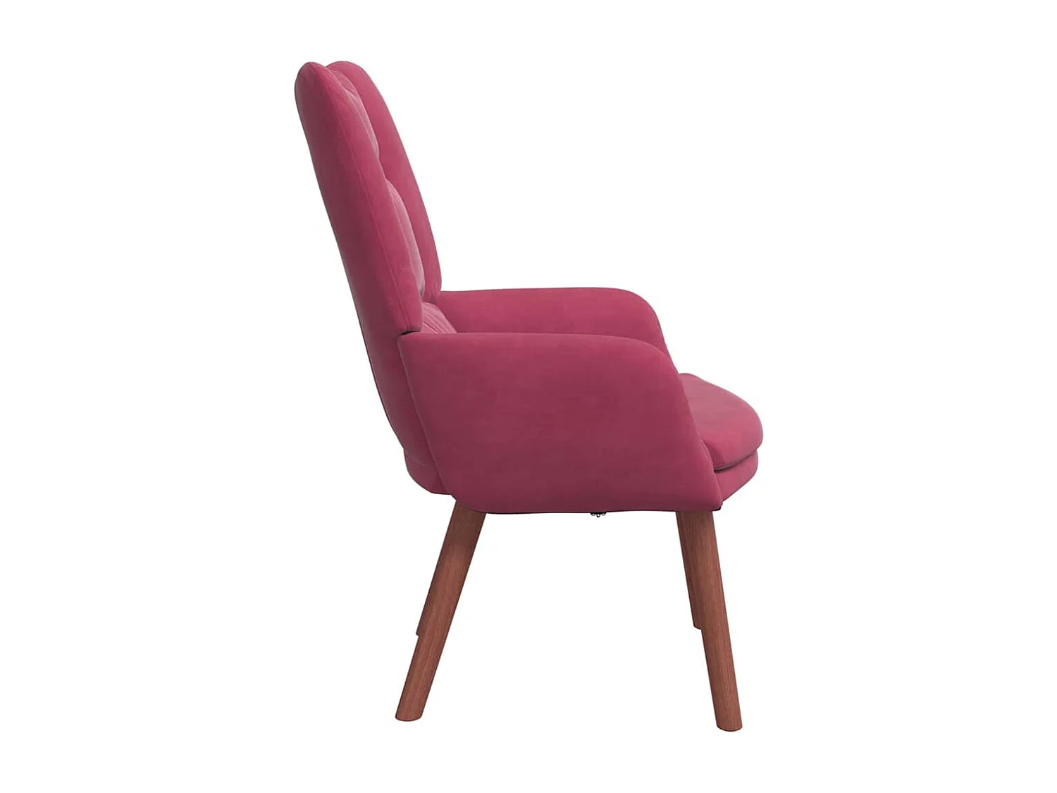 Relaxsessel | Lounge Sessel für Wohnzimmer Weinrot 63x67x94 cm Samt SHL90992