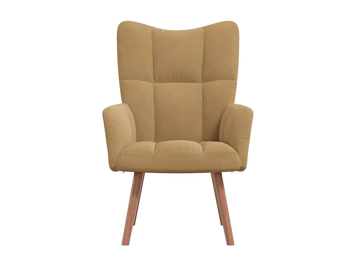 Relaxsessel | Lounge Sessel Braun Samt SHL11547