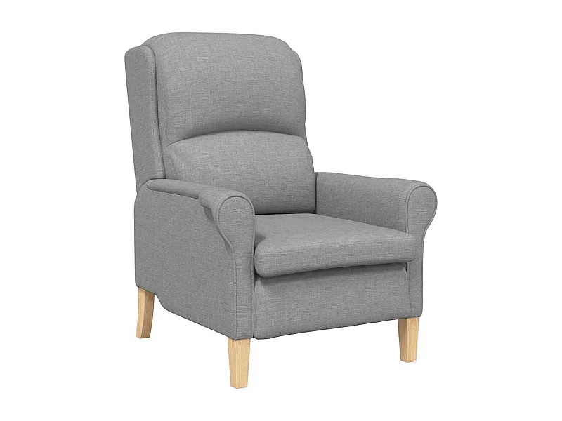 Fauteuil | Relaxstoel Lichtgrijs 76 x 94 x 102 cm Stof