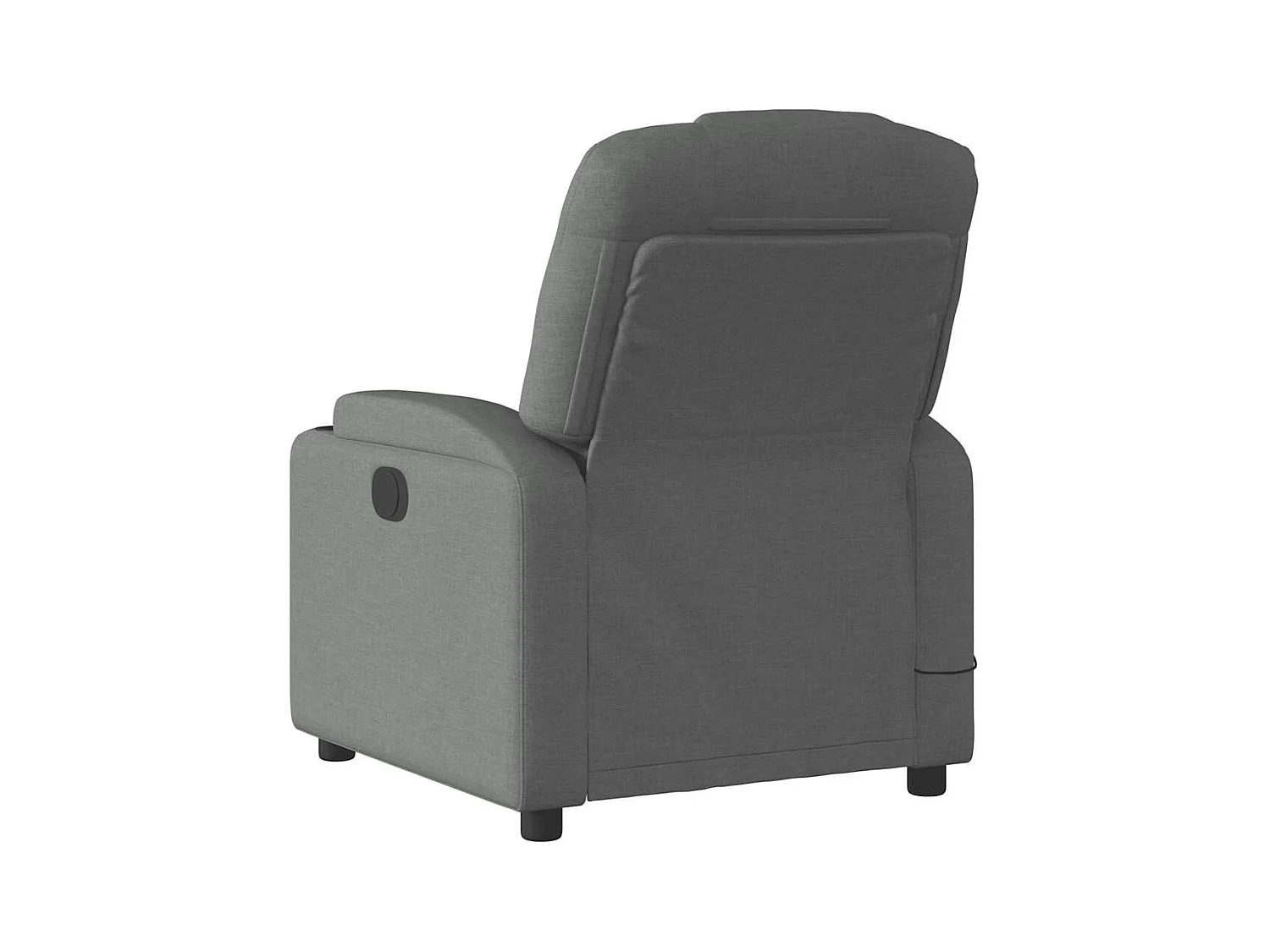 Sillón de relax | Sillón reclinable de masaje eléctrico tela gris oscuro SHL6776