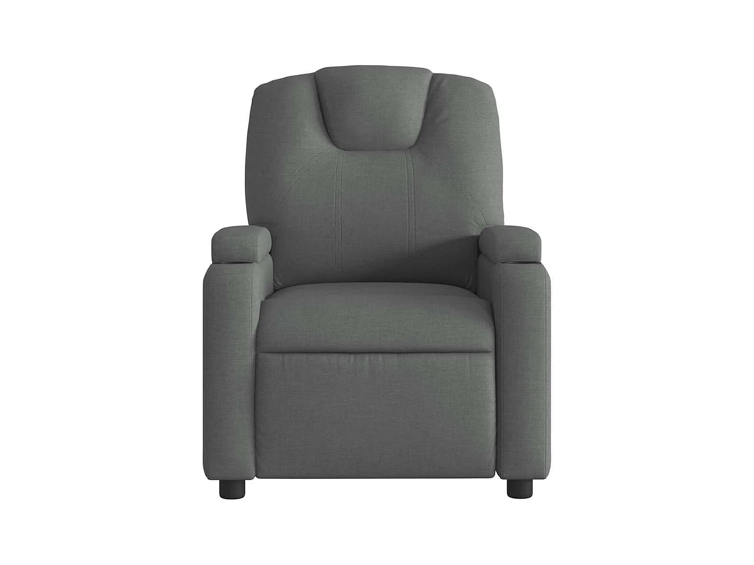 Sillón de relax | Sillón reclinable de masaje eléctrico tela gris oscuro SHL6776