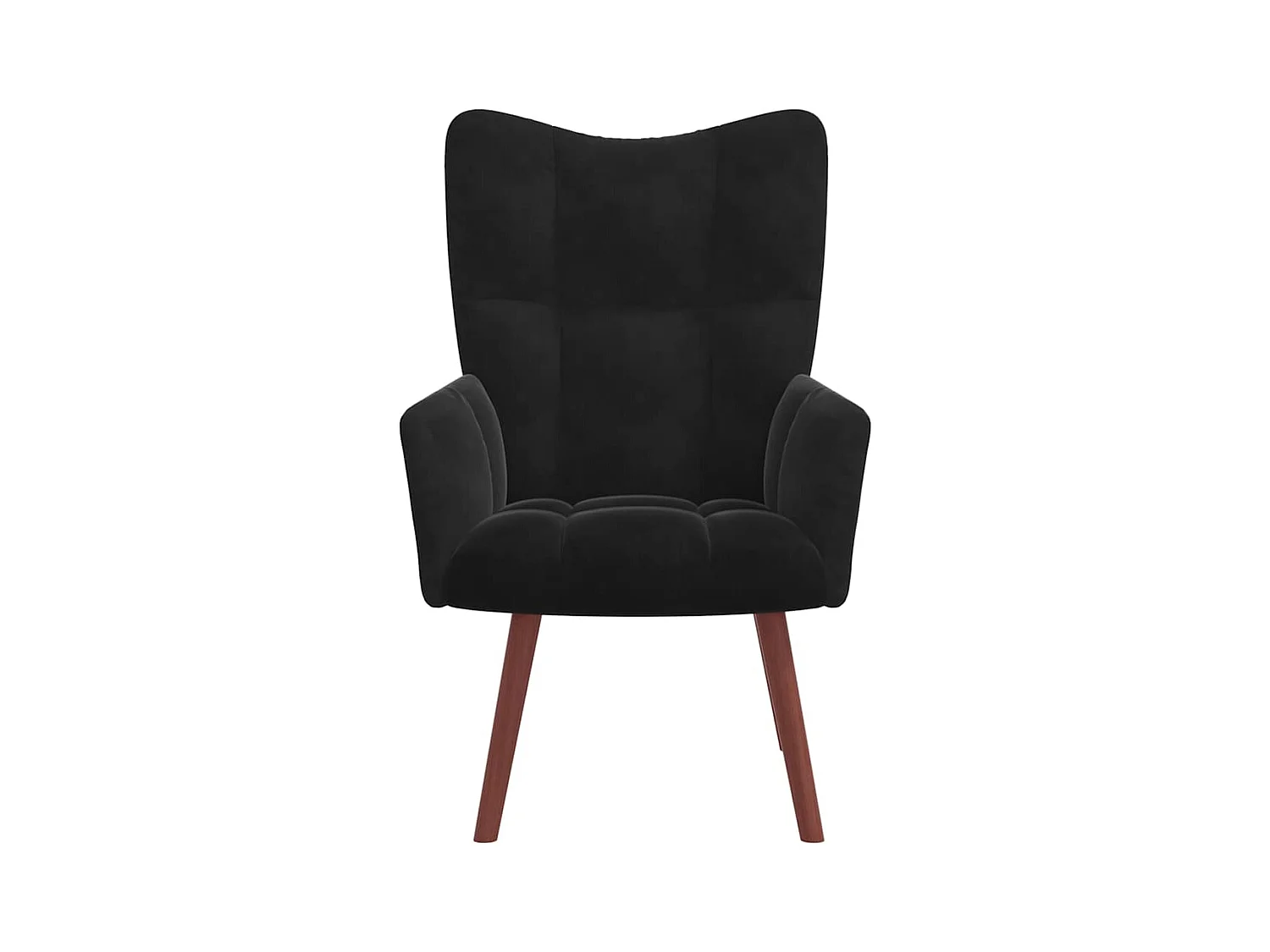 Sillón de relax | Silla de relax de terciopelo negro SHL7623