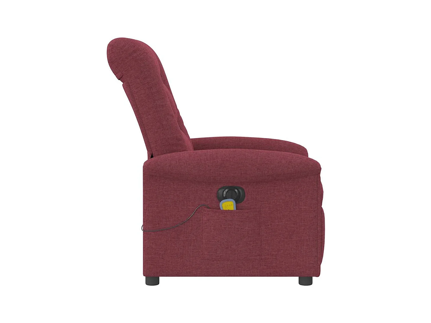 Sillón de salón | Silla | Sillón de masaje reclinable eléctrico tela rojo tinto SHL5225