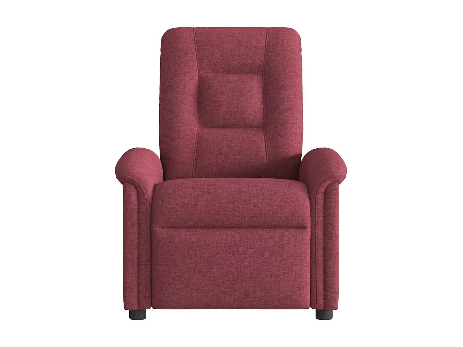 Fauteuil inclinable électrique-Fauteuil de massage de Salon Rouge bordeaux Tissu SHL2113