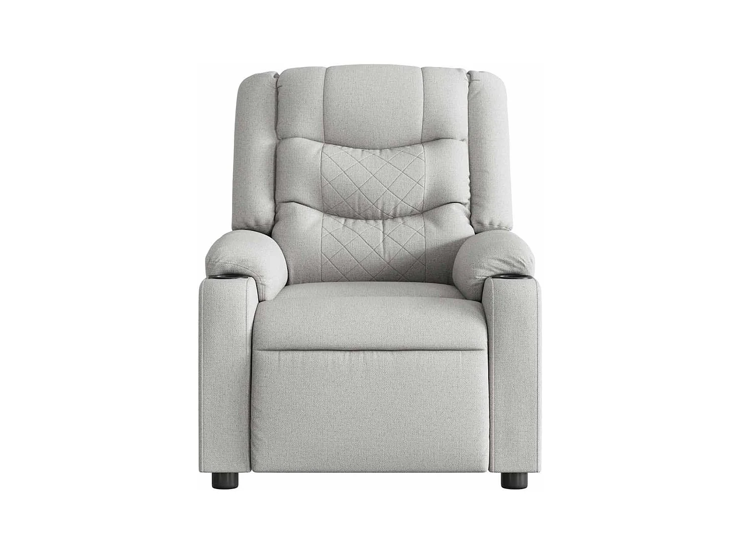 Sillón de salón | Silla | Sillón de masaje reclinable de tela gris nube SHL3977